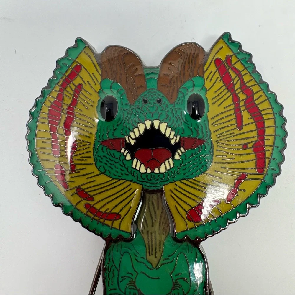 Funko Jurassic Park Dilophosaurus Enamel Pin 3 Post Stand Up 3” 2022